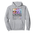 Liminal Spaces Internet 80S 90S Aesthetic Hoodie - Minimalist Print Unisex - T-Shirt, Sweatshirt, Hoodie