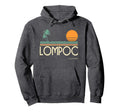 Lompoc California Surf Hoodie - Unique Graphic Men Women - T-Shirt, Sweatshirt, Hoodie