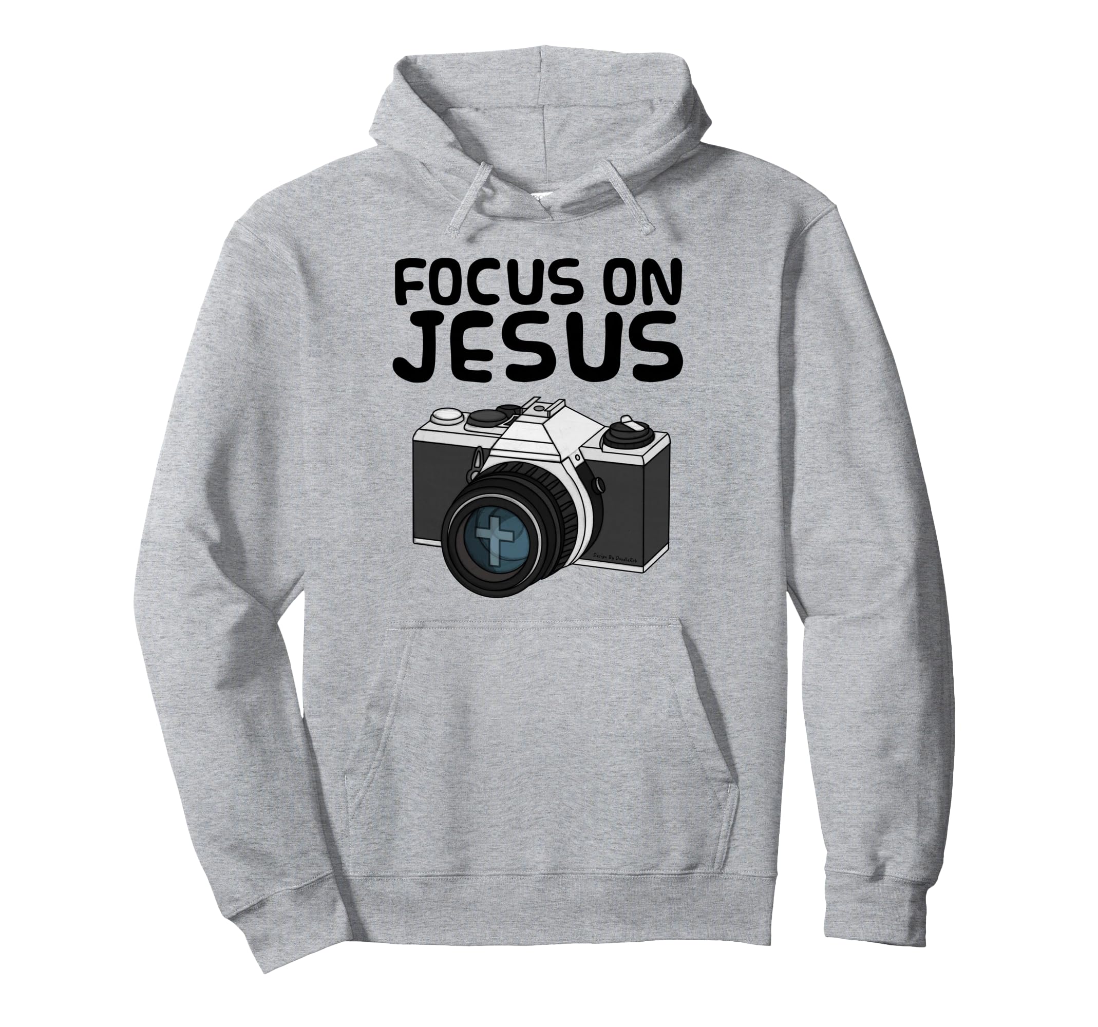 Focus Jesus Christian Photographer Camera Hoodie - Graphic Print Men Women - T-Shirt, Sweatshirt, Hoodie