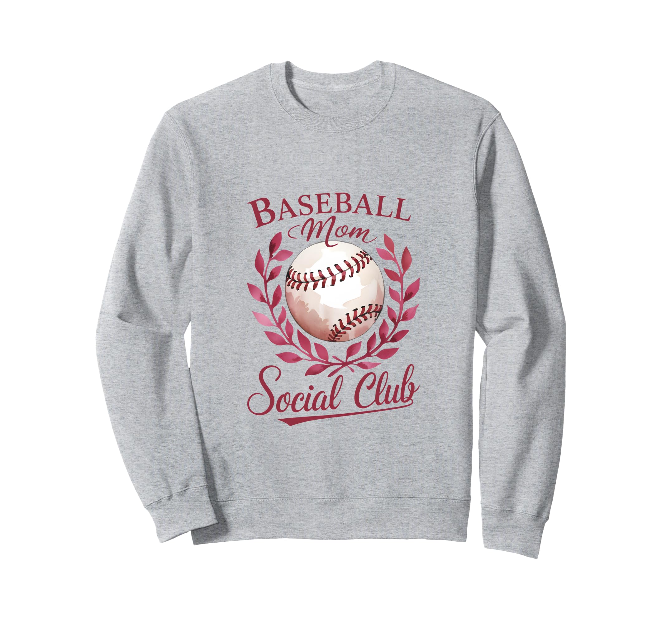 Baseball Mom Social Club Sweatshirt - Unique Graphic Men Women - T-Shirt, Sweatshirt, Hoodie