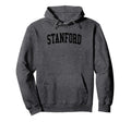 Stanford Ca Distressed Black Varsity Hoodie - Custom Art Print Unisex - T-Shirt, Sweatshirt, Hoodie