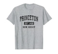 Princeton New Jersey Nj Sports Black T-Shirt - Aesthetic Graphic Unisex - T-Shirt, Sweatshirt, Hoodie