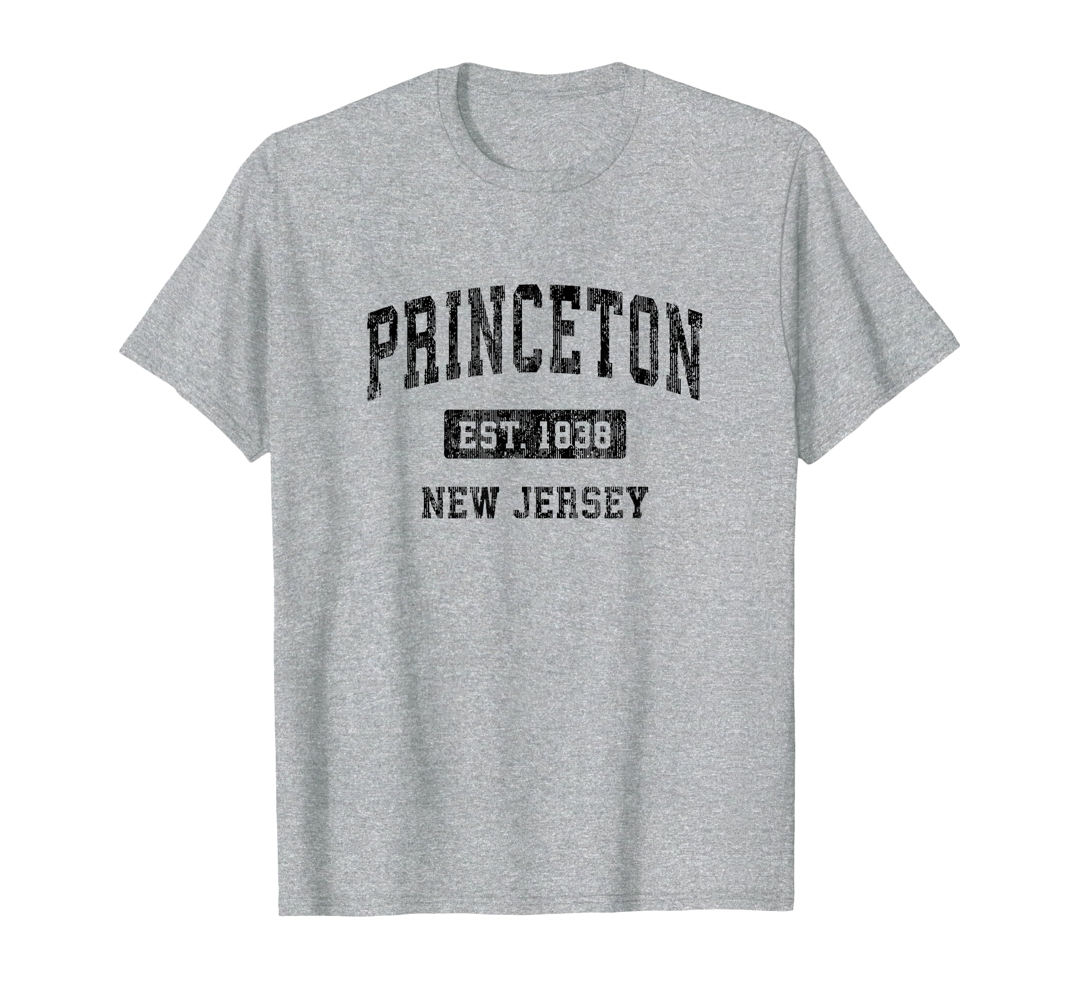 Princeton New Jersey Nj Sports Black T-Shirt - Aesthetic Graphic Unisex - T-Shirt, Sweatshirt, Hoodie