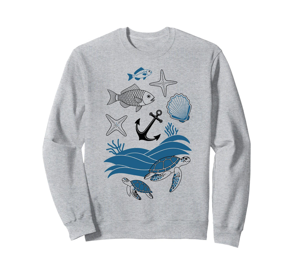 90S Fisherman Aesthetic Fish Sweatshirt - Minimalist Print Men Women - T-Shirt, Sweatshirt, Hoodie