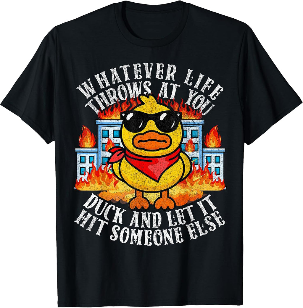 Funny Sarcastic Duck for Women Men and Kids - Adult & Kids T-Shirts, Sweatshirts & Hoodies apparel design preview 1