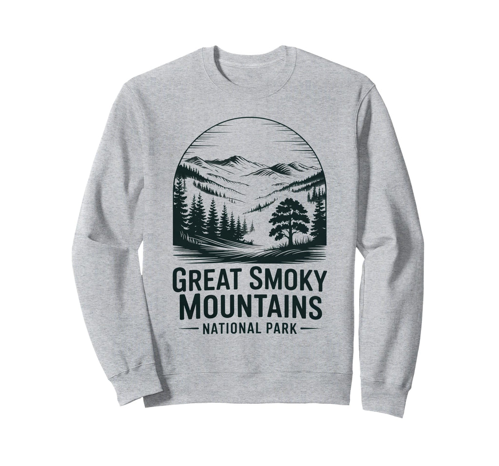 Great Smoky Mountains National Park Sweatshirt - Minimalist Print Unisex - T-Shirt, Sweatshirt, Hoodie