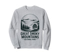 Great Smoky Mountains National Park Sweatshirt - Minimalist Print Unisex - T-Shirt, Sweatshirt, Hoodie