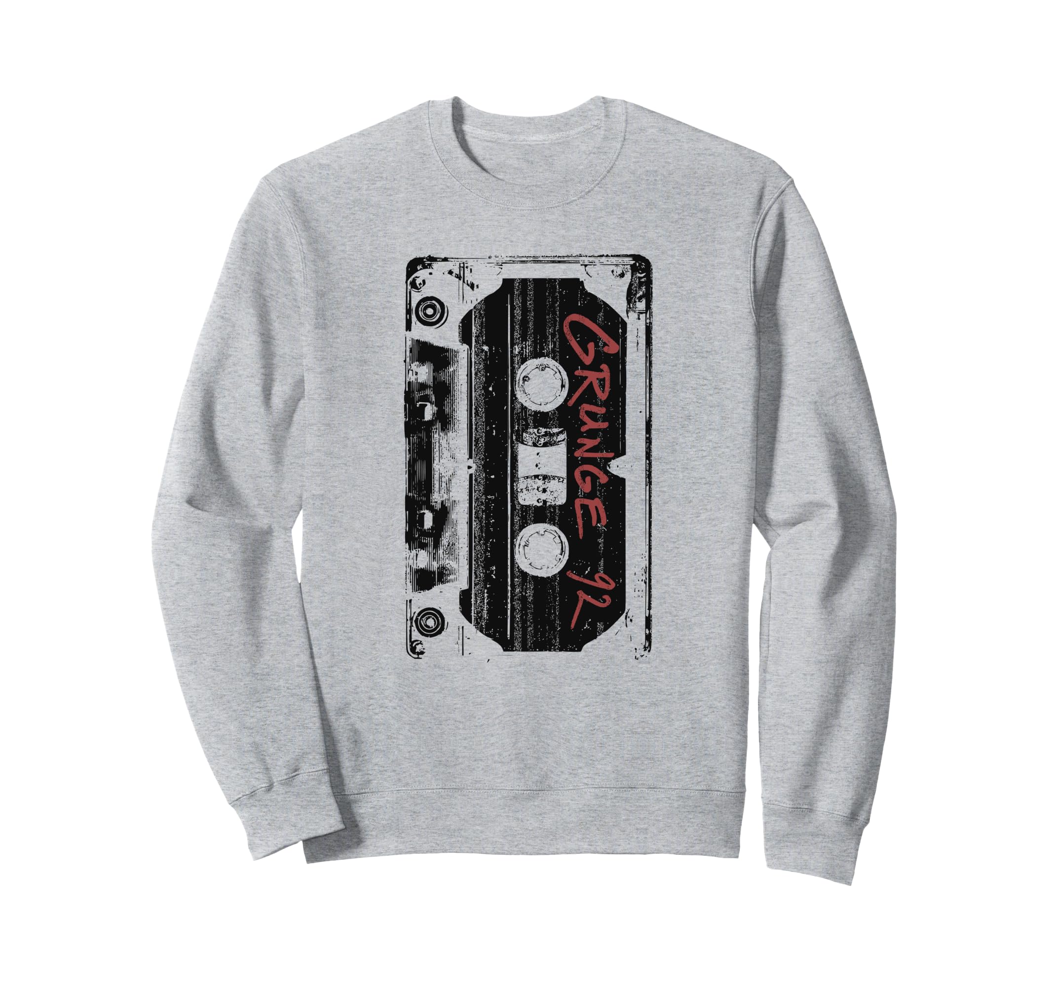 Grunge 90S Concert Mixtape Sweatshirt - Minimalist Print Unisex - T-Shirt, Sweatshirt, Hoodie