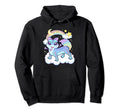 Kawaii Pastel Goth Creepy Rainbow Lizard Hoodie - Trendy Graphic for Adults - T-Shirt, Sweatshirt, Hoodie