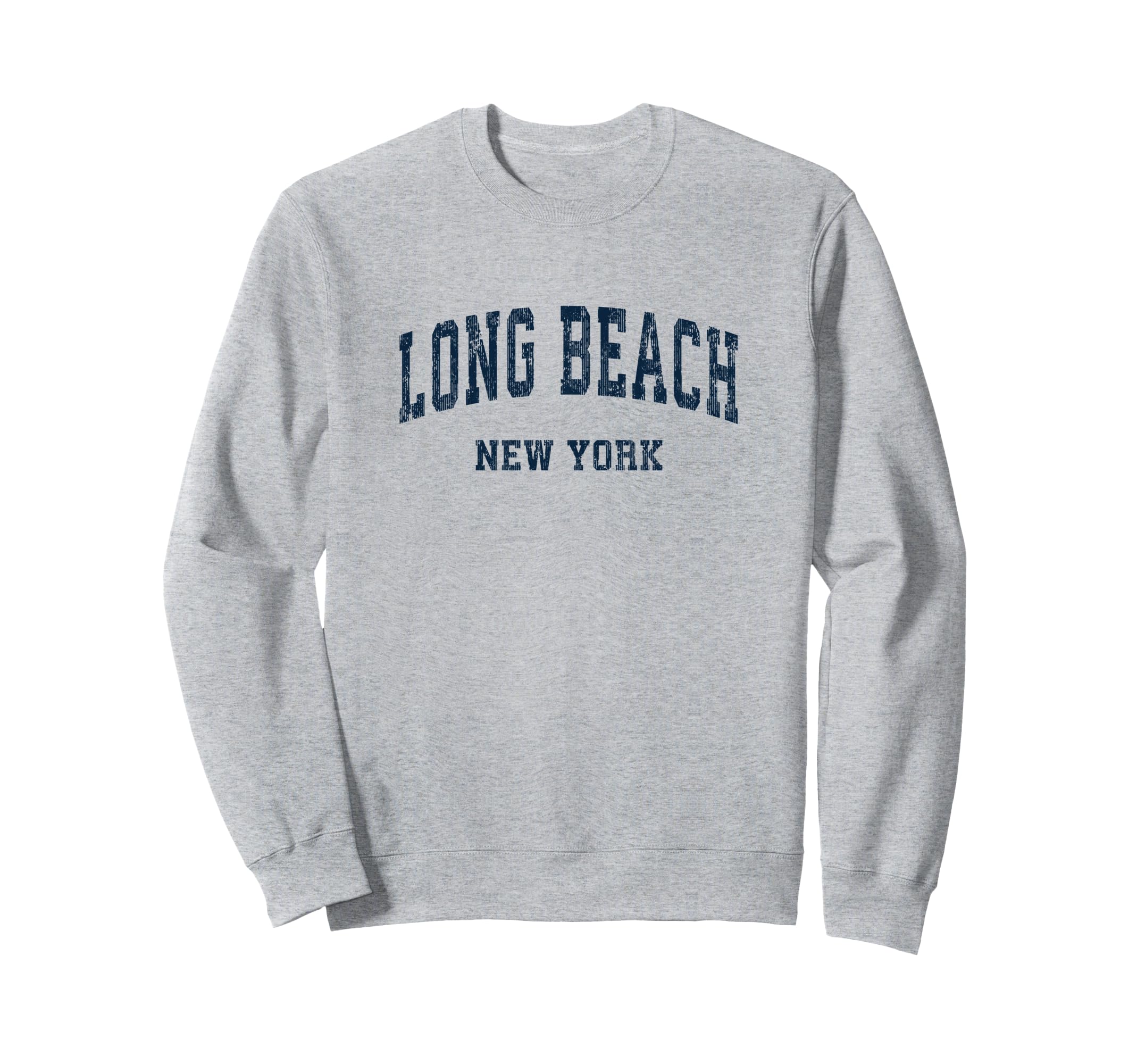 Long Beach New York Ny Varsity Sweatshirt - Aesthetic Graphic for Adults - T-Shirt, Sweatshirt, Hoodie