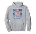 Coquette American Baseball Sideline Hoodie - Unique Graphic for Adults - T-Shirt, Sweatshirt, Hoodie