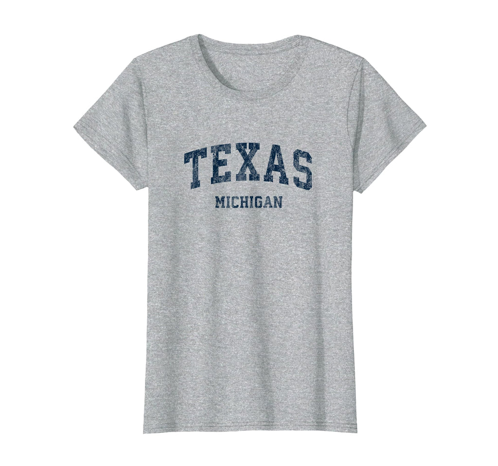 Texas Michigan Mi Varsity Sports Navy T-Shirt - Streetwear Style Men Women - T-Shirt, Sweatshirt, Hoodie