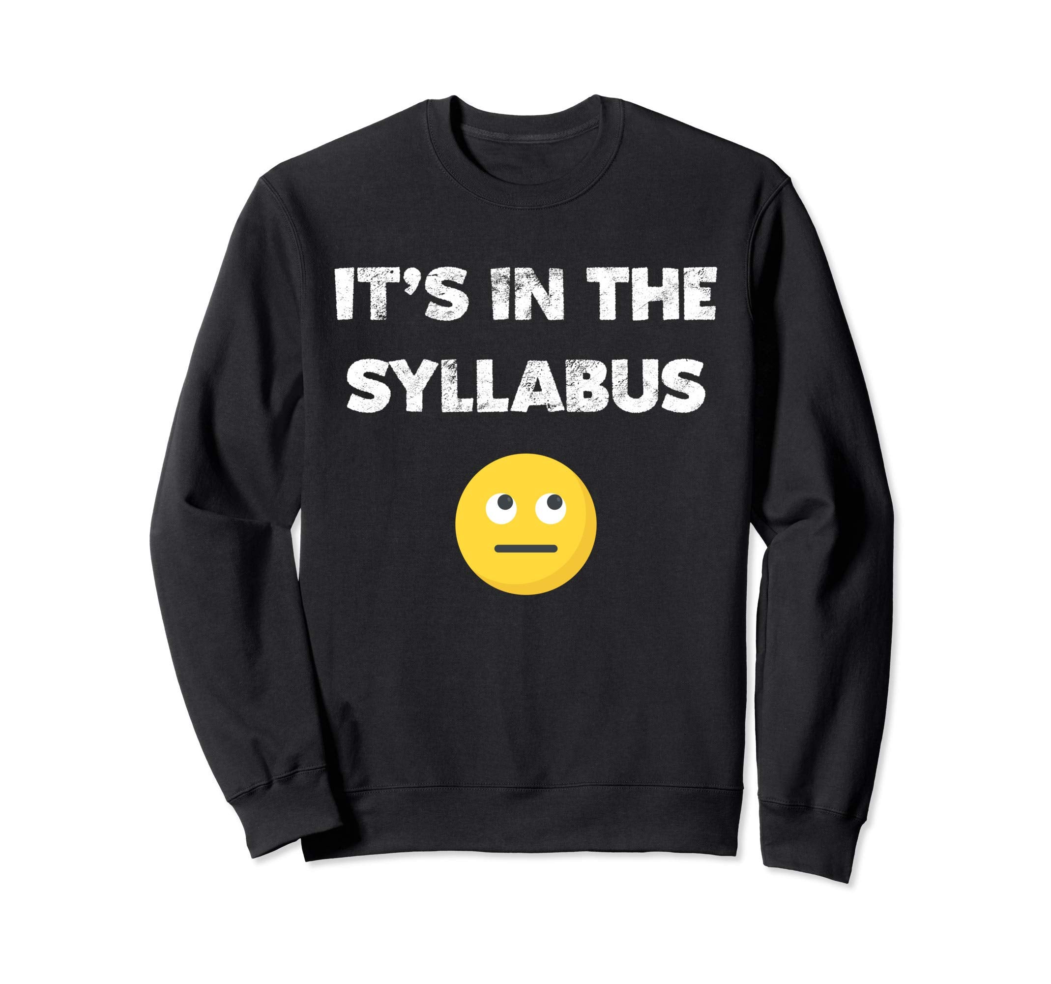 Its Syllabus Professor Teacher Sweatshirt - Custom Art Print for Adults - T-Shirt, Sweatshirt, Hoodie