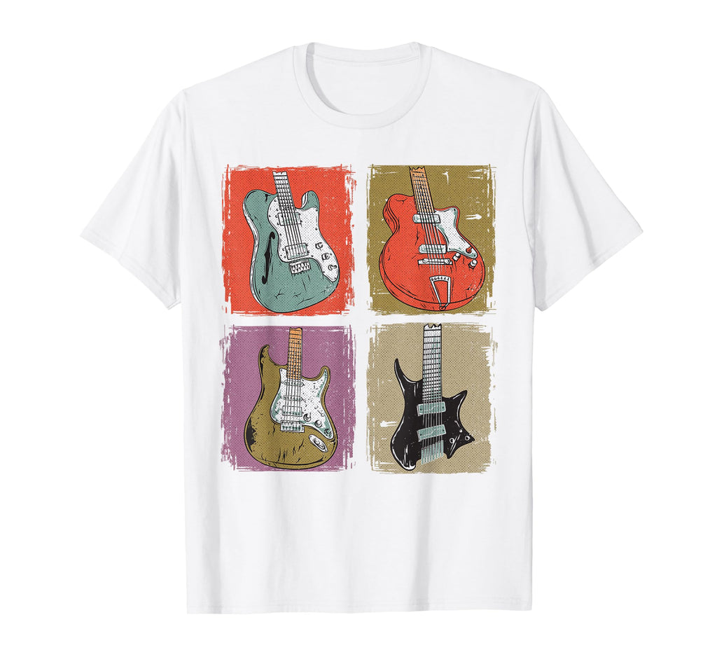 Electric Guitar Collection Band T-Shirt - Graphic Print Men Women - T-Shirt, Sweatshirt, Hoodie