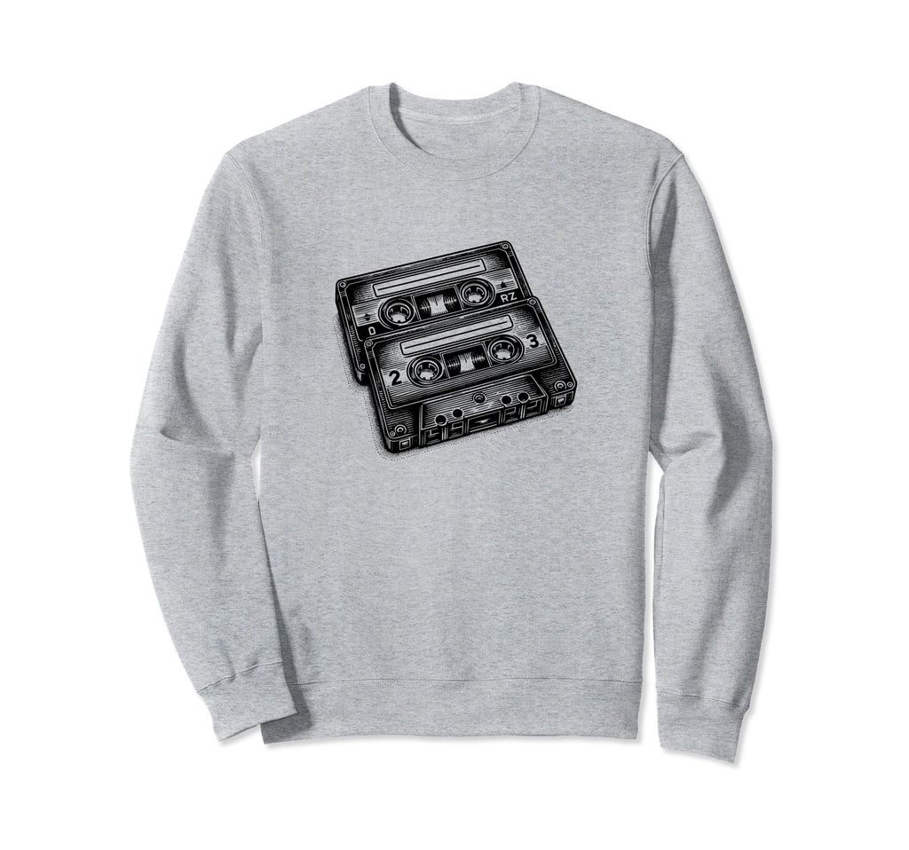 Cassette Tapes Simple 80S 90S Sweatshirt - Custom Art Print for Adults - T-Shirt, Sweatshirt, Hoodie