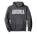 Ansonia Ct Connecticut Usa Sports Varsity Hoodie - Novelty Apparel Unisex - T-Shirt, Sweatshirt, Hoodie
