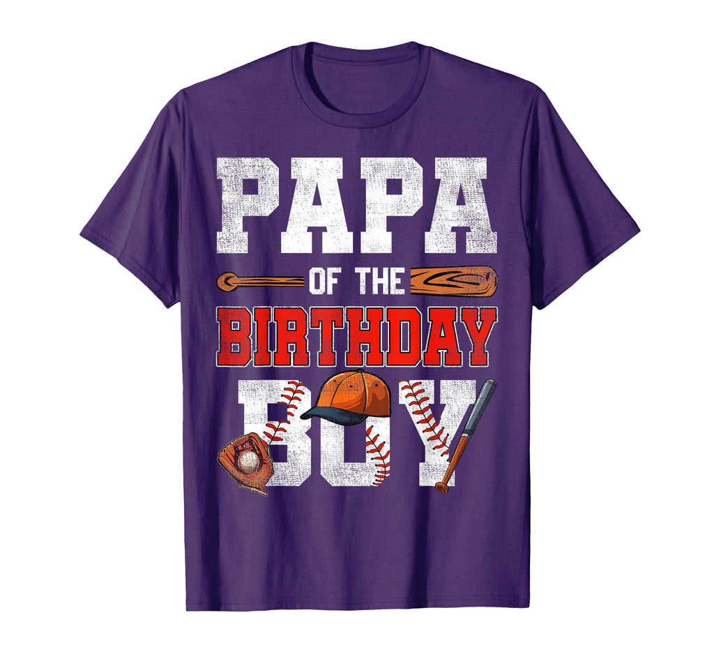 Papa Birthday Baseball Bday Family T-Shirt - Trendy Graphic Unisex - T-Shirt, Sweatshirt, Hoodie