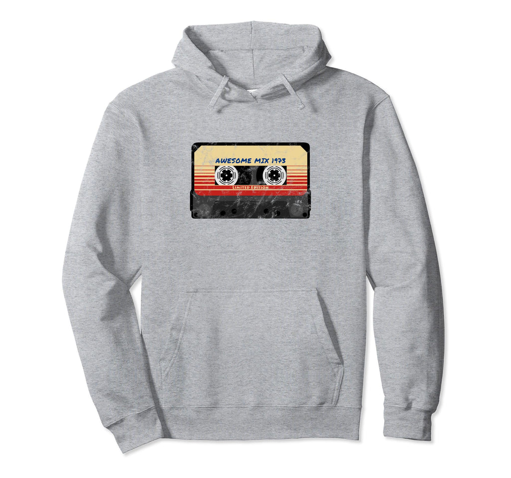 Best 1973 Mixtape Music Year Birth Birthday Hoodie - Trendy Graphic Unisex - T-Shirt, Sweatshirt, Hoodie