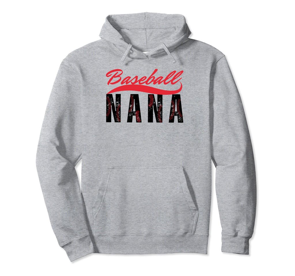 Baseball Nana Family Matching Nana Baseball Hoodie - Graphic Print Unisex - T-Shirt, Sweatshirt, Hoodie