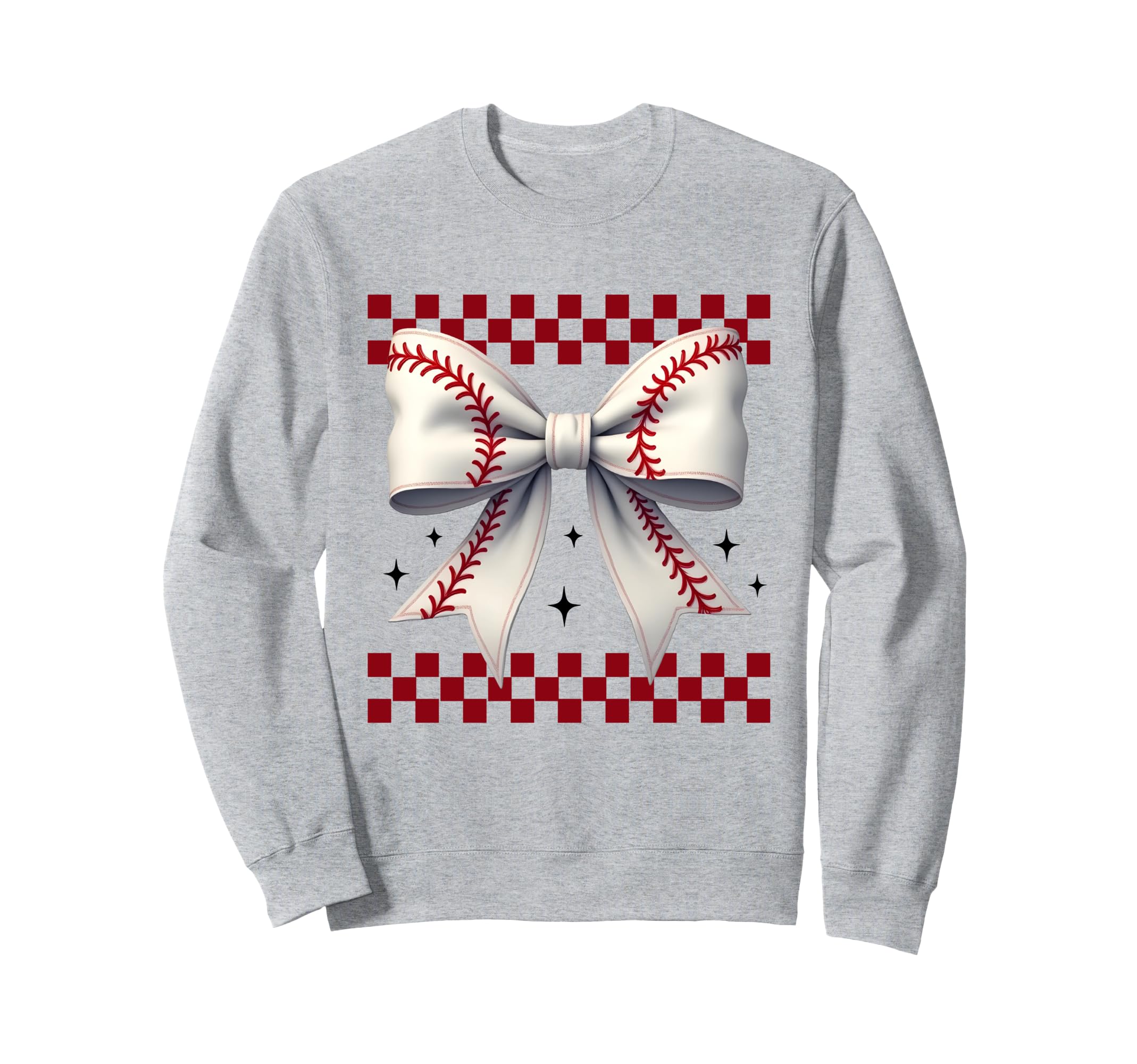 Baseball Coquette Bow Baseball Mama Sweatshirt - Trendy Graphic for Adults - T-Shirt, Sweatshirt, Hoodie