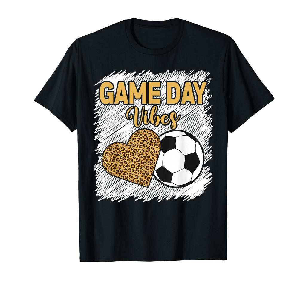 Bleached Soccer Game Day Vibes Soccer T-Shirt - Trendy Graphic for Adults - T-Shirt, Sweatshirt, Hoodie