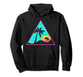 1990S Art 80S Aesthetic Tropical Sunset Hoodie - Streetwear Style Unisex - T-Shirt, Sweatshirt, Hoodie