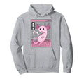 Gaming Axolotl Digital Japan 80S Otaku Hoodie - Aesthetic Graphic Unisex - T-Shirt, Sweatshirt, Hoodie