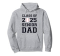 Class 2025 Baseball Dad Senior Hoodie - Aesthetic Graphic for Adults - T-Shirt, Sweatshirt, Hoodie