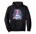 Dark Magic Pagan Occult Skull Kawaii Hoodie - Fun Novelty Design Men Women - T-Shirt, Sweatshirt, Hoodie