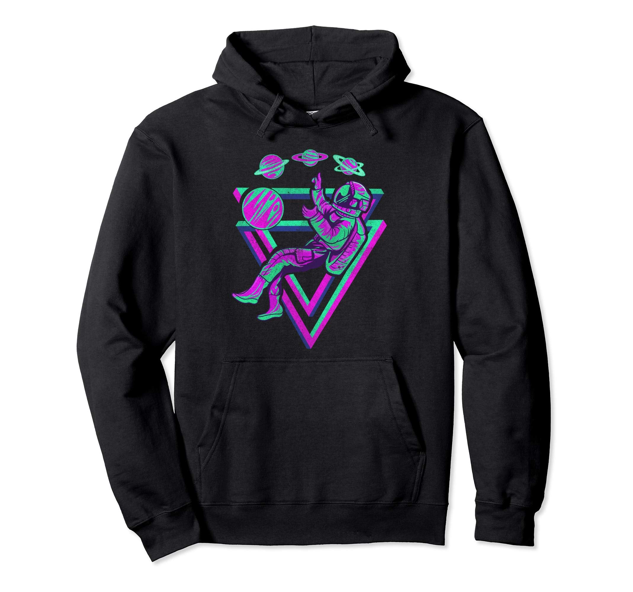 Aesthetic Astronaut Vaporwave Outer Space Hoodie - Unique Graphic Unisex - T-Shirt, Sweatshirt, Hoodie