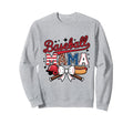 Coquette American Baseball Mom Mama Sweatshirt - Graphic Print for Adults - T-Shirt, Sweatshirt, Hoodie