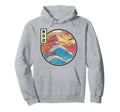 Japanese Waves Kanagawa Wave Mount Hoodie - Novelty Apparel for Adults - T-Shirt, Sweatshirt, Hoodie