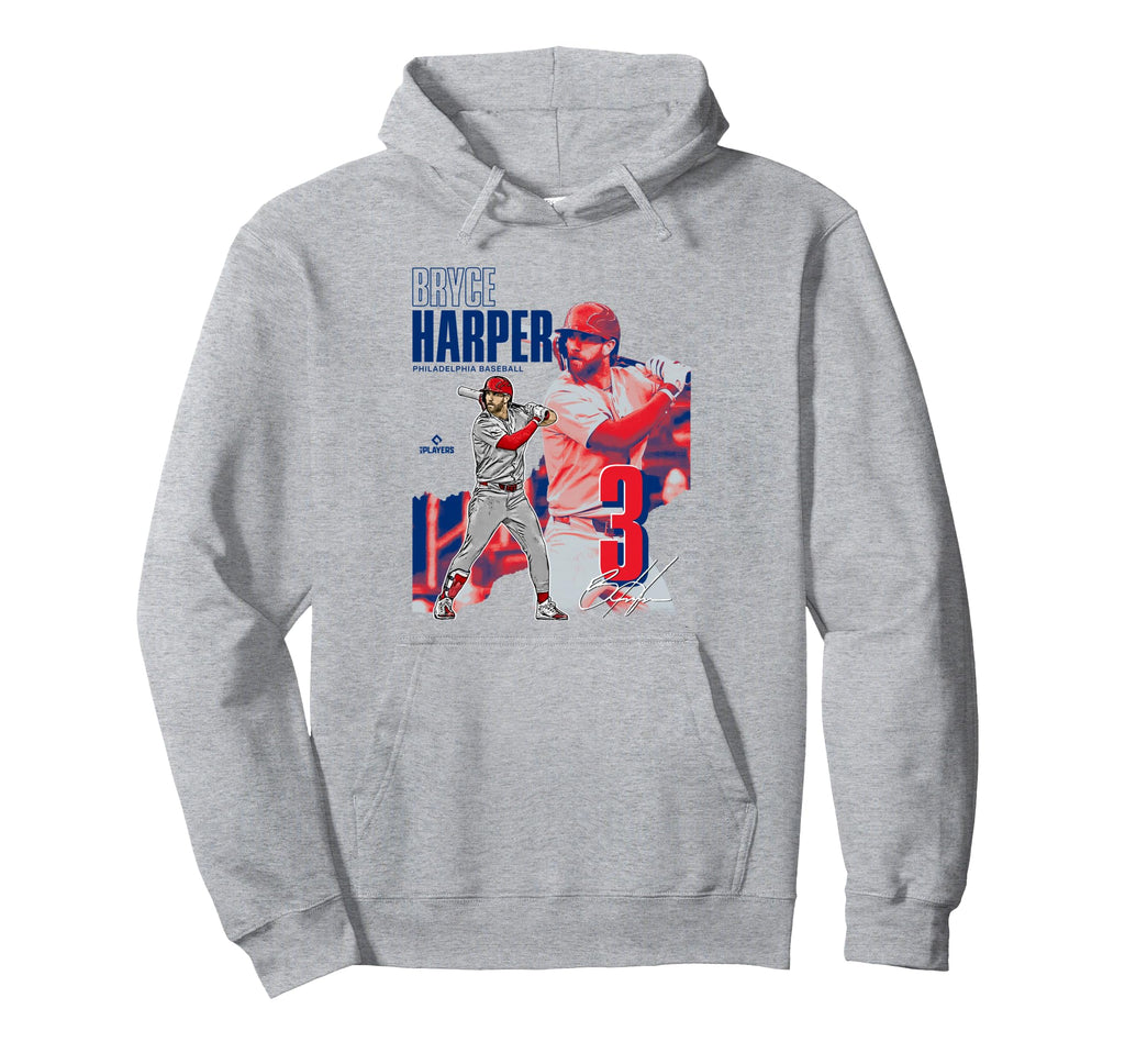 Bryce Harper Philadelphia Mlb Baseball Hoodie - Graphic Print Men Women - T-Shirt, Sweatshirt, Hoodie