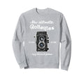 Old Rolleiflex Camera Distressed Sweatshirt - Minimalist Print Men Women - T-Shirt, Sweatshirt, Hoodie