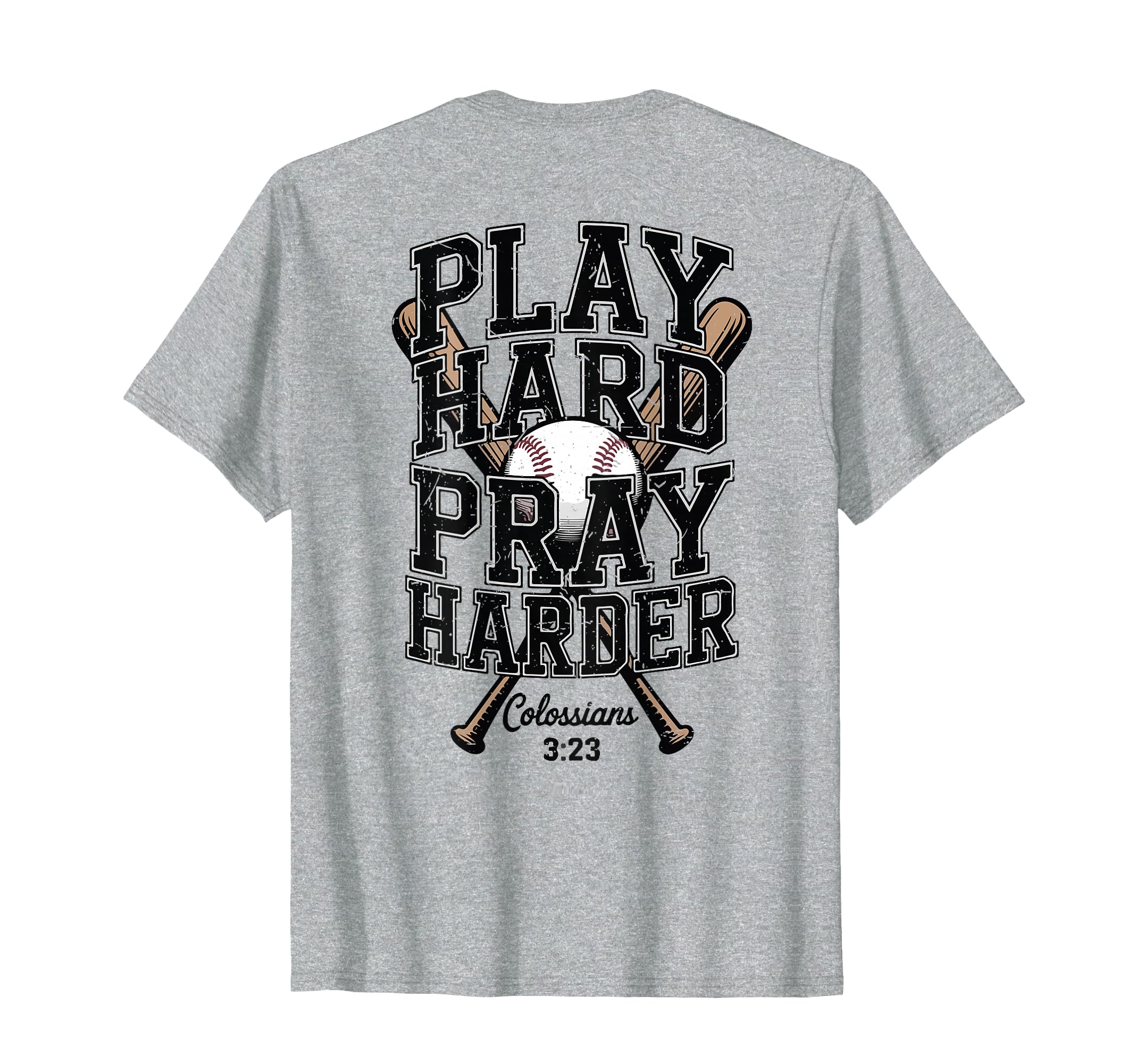 Christian Baseball Bible Verse Play T-Shirt - Casual Everyday Wear Unisex - T-Shirt, Sweatshirt, Hoodie
