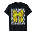 Softball Mama Coquette Bow Game Day T-Shirt - Trendy Graphic Men Women - T-Shirt, Sweatshirt, Hoodie