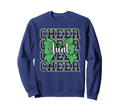 Cheer Aunt Auntie Bow Sport Cheerleader Sweatshirt - Trendy Graphic Unisex - T-Shirt, Sweatshirt, Hoodie