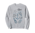 90S Fisherman Aesthetic Fish Beachy Sweatshirt - Unique Graphic Men Women - T-Shirt, Sweatshirt, Hoodie