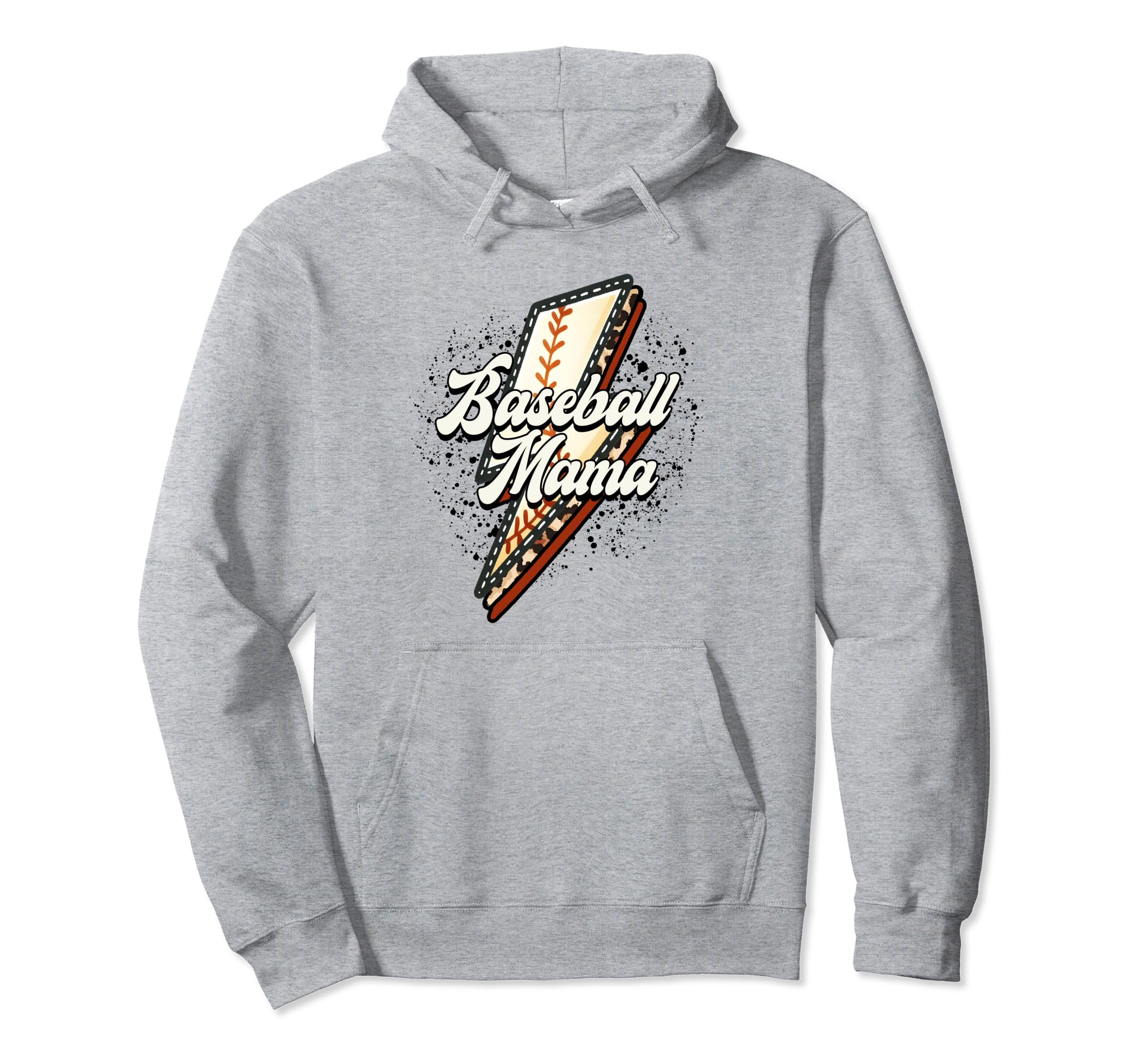 American Baseball Game Fan Baseball Mom Hoodie - Minimalist Print Men Women - T-Shirt, Sweatshirt, Hoodie