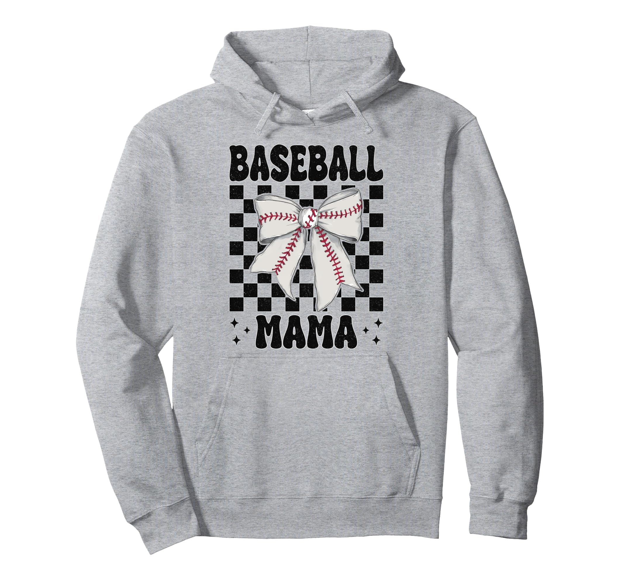 Baseball Mama Baseball Mom Mothers Hoodie - Aesthetic Graphic Men Women - T-Shirt, Sweatshirt, Hoodie