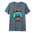 Gamer Dad Game Controller Gaming T-Shirt - Minimalist Print for Adults - T-Shirt, Sweatshirt, Hoodie