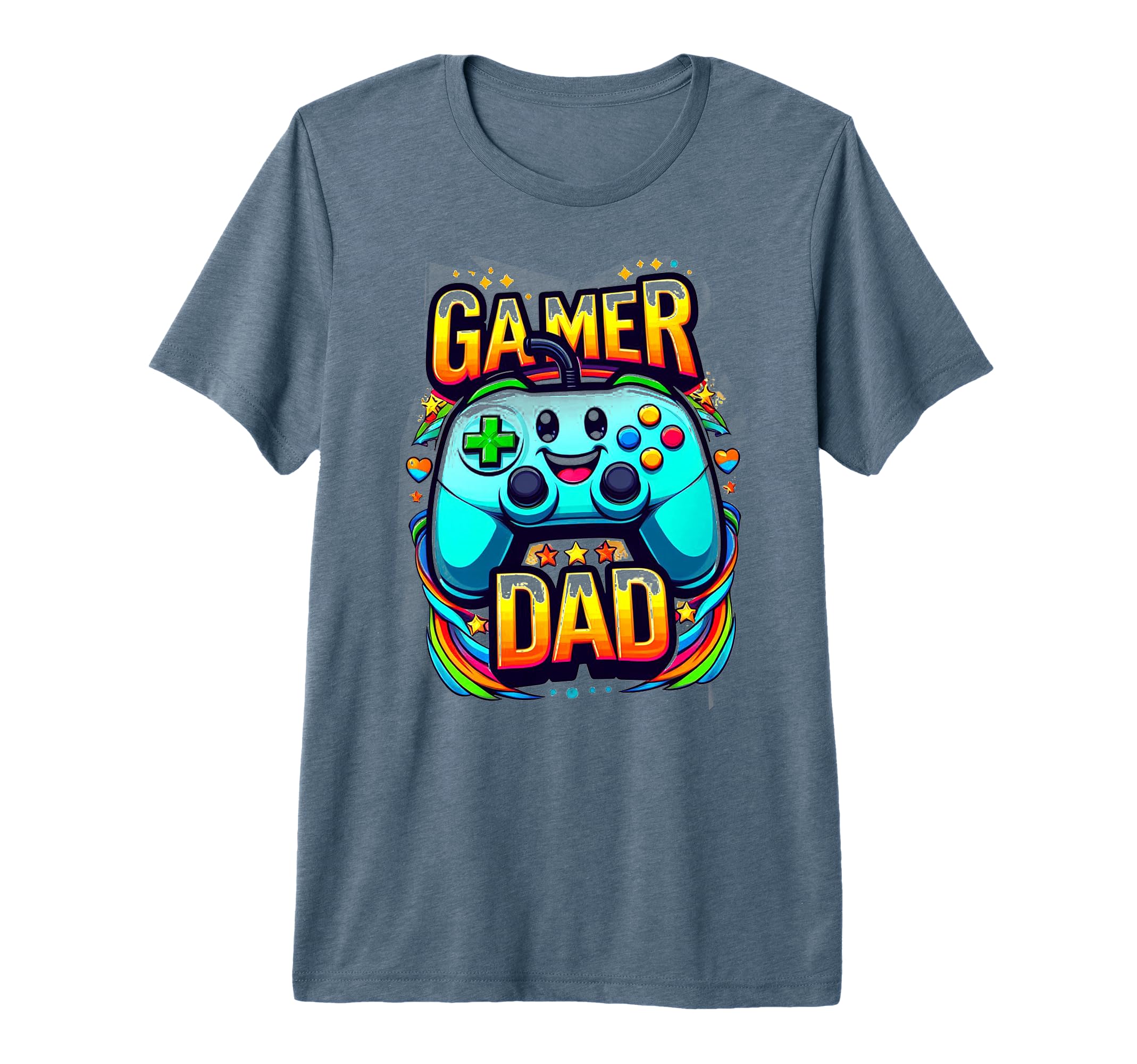 Gamer Dad Game Controller Gaming T-Shirt - Minimalist Print for Adults - T-Shirt, Sweatshirt, Hoodie
