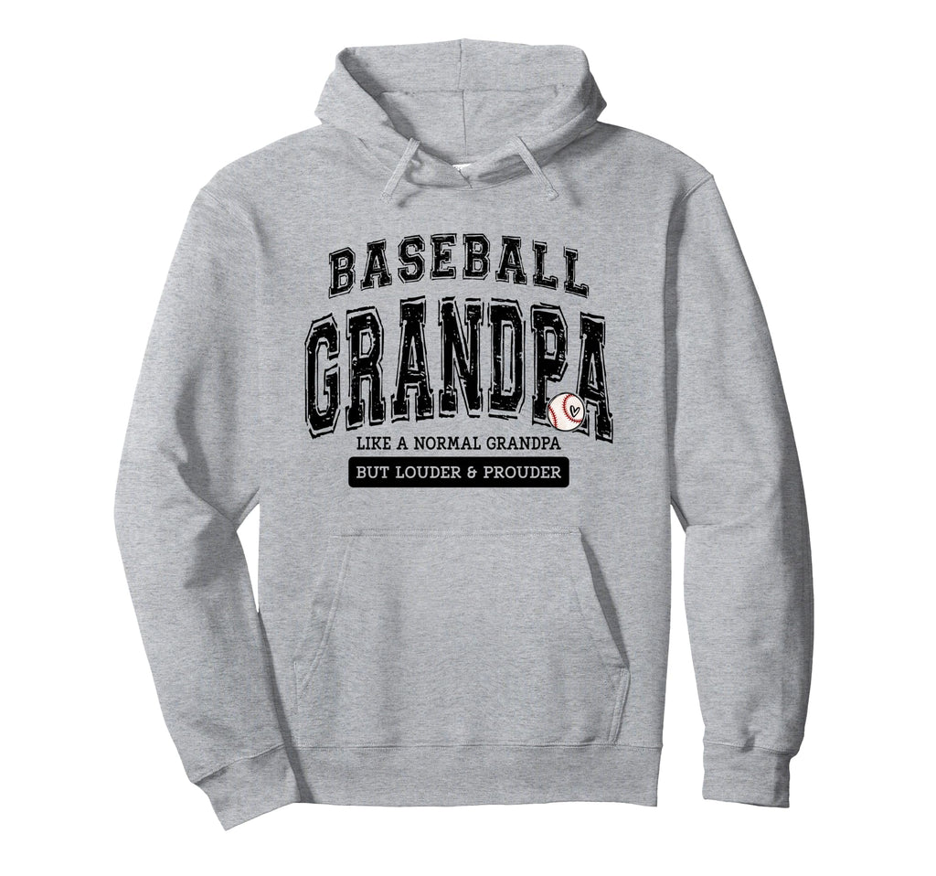 Baseball Grandpa Baseball Fathers Day Hoodie - Minimalist Print Unisex - T-Shirt, Sweatshirt, Hoodie