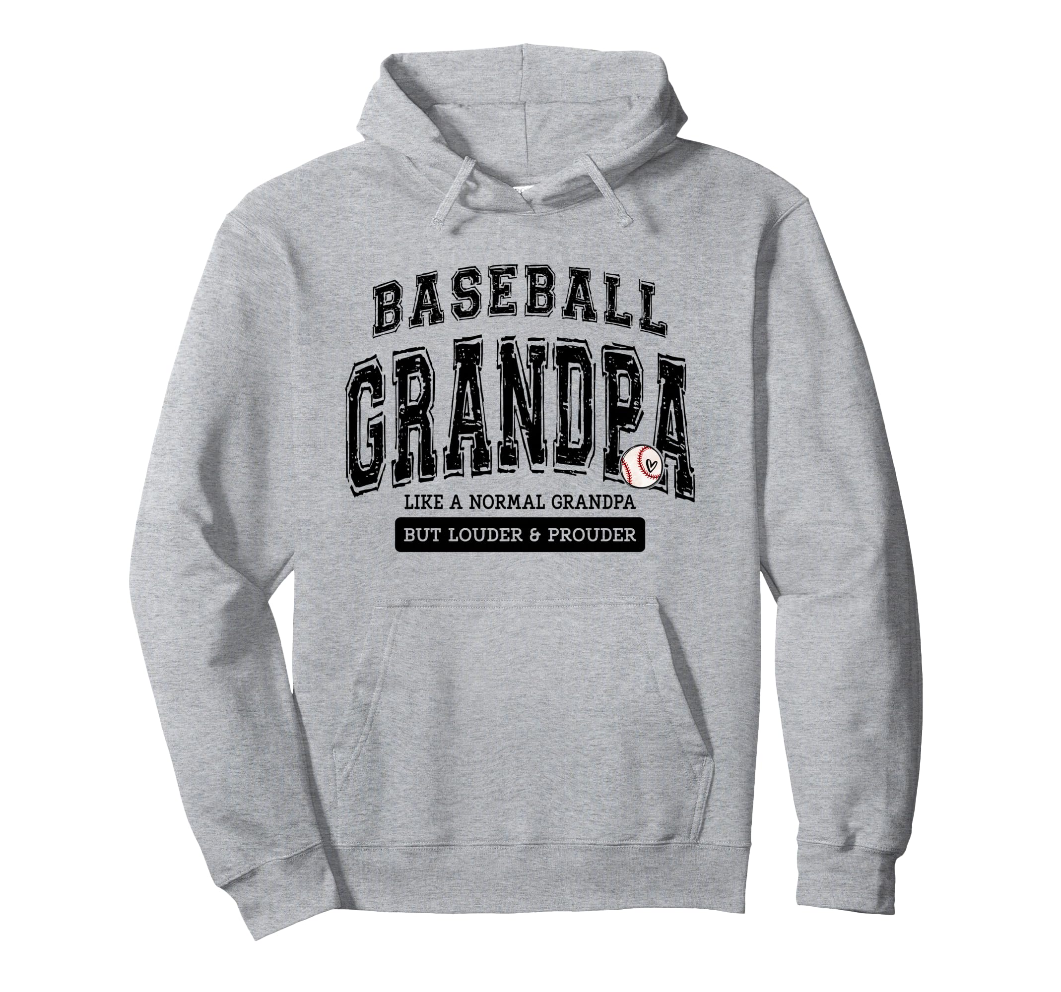 Baseball Grandpa Baseball Fathers Day Hoodie - Minimalist Print Unisex - T-Shirt, Sweatshirt, Hoodie