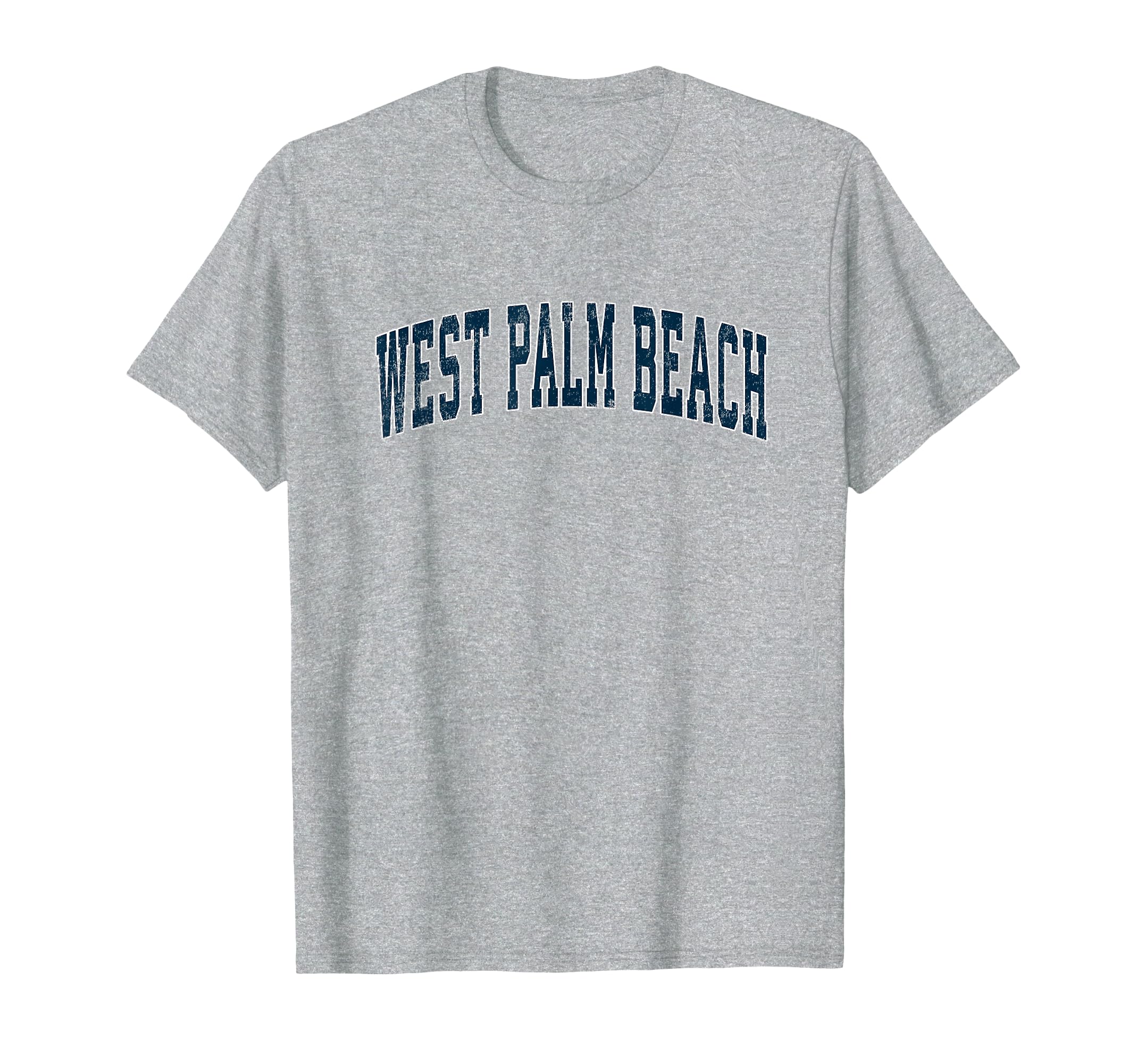 West Palm Beach Florida Fl Varsity T-Shirt - Custom Art Print Men Women - T-Shirt, Sweatshirt, Hoodie