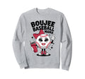 Boujee American Baseball Mama Sweatshirt - Fun Novelty Design for Adults - T-Shirt, Sweatshirt, Hoodie