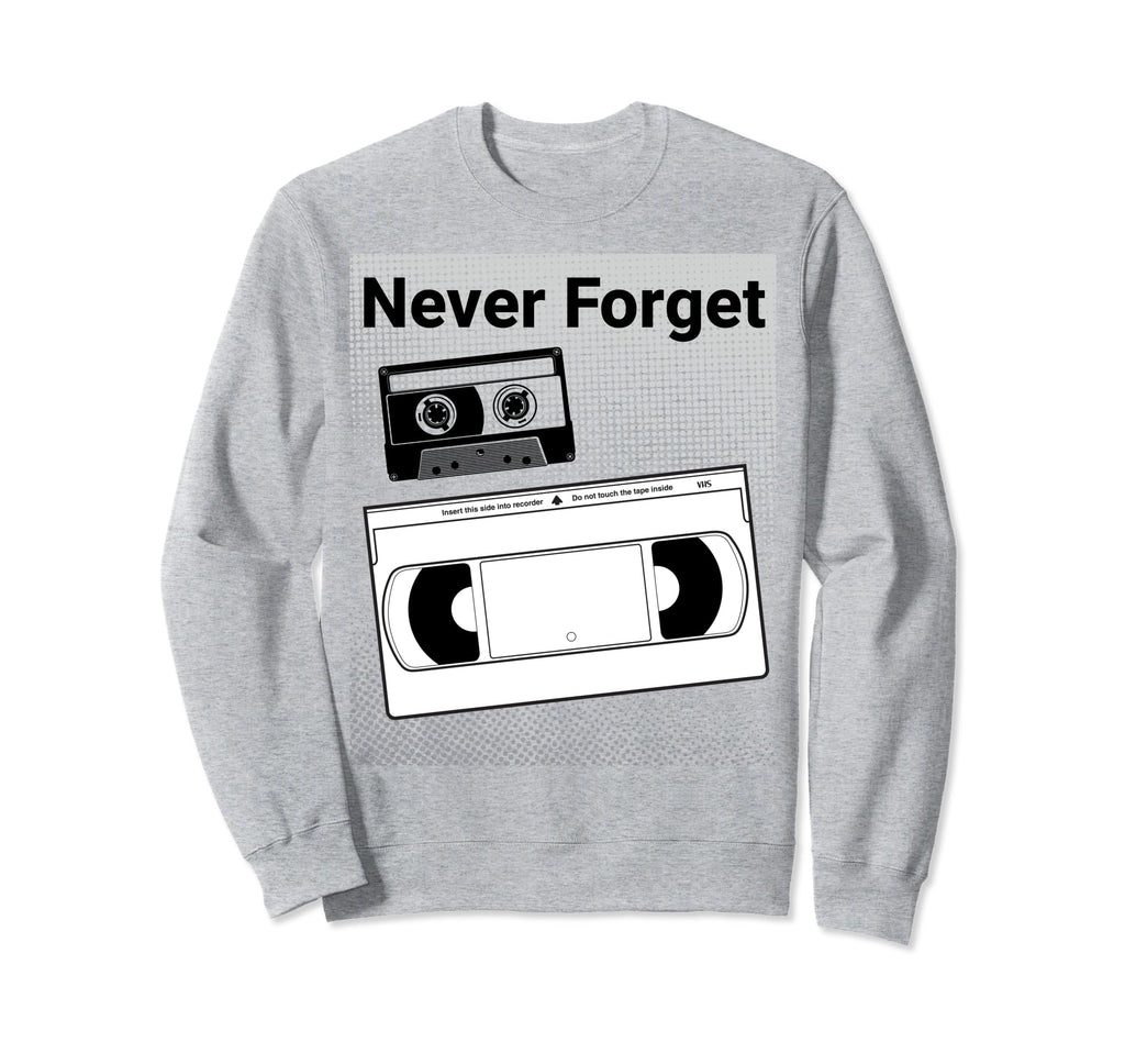 90S 80S Audio And Video Cassette Sweatshirt - Streetwear Style for Adults - T-Shirt, Sweatshirt, Hoodie