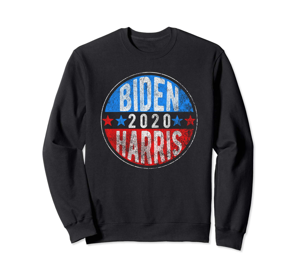 Biden Harris 2020 Distressed Sweatshirt - Custom Art Print Men Women - T-Shirt, Sweatshirt, Hoodie