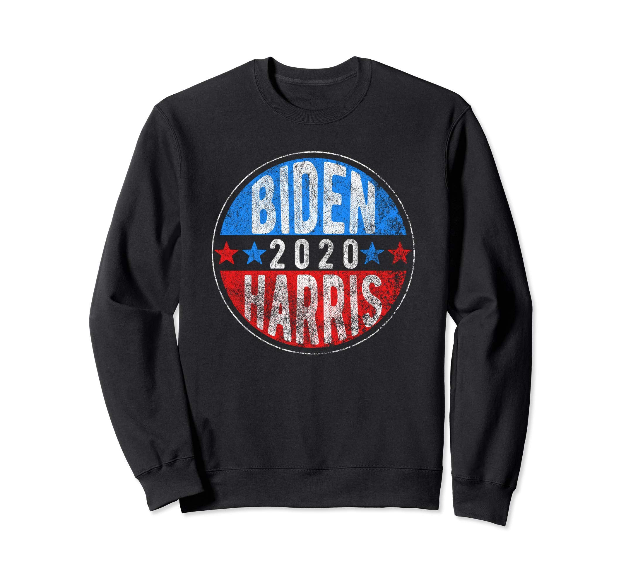 Biden Harris 2020 Distressed Sweatshirt - Custom Art Print Men Women - T-Shirt, Sweatshirt, Hoodie