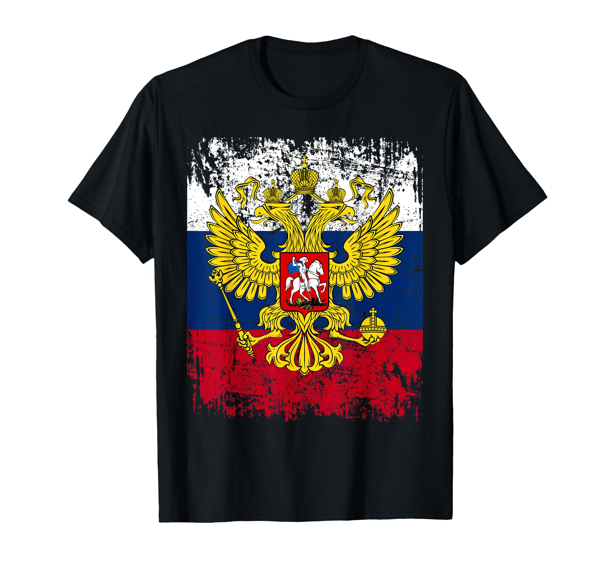 Russia Flag Russian Flag Russia T-Shirt - Graphic Print Men Women - T-Shirt, Sweatshirt, Hoodie